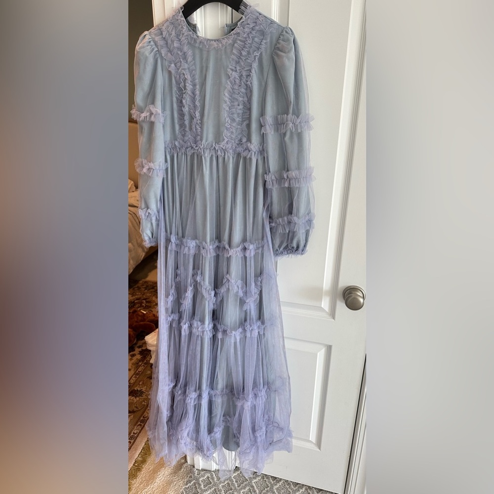 Blue tulle occasion tulle dress Size XS